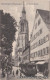 Ansichtskarte Reutlingen Wilhelmstraße, Straßenbahn - Kaufhaus 1910  - Reutlingen
