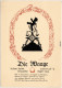 Ansichtskarte  Horoskop: Die Waage, Scherenschnitt 1929 - Astrology