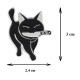 Pin's NEUF En Métal Pins - Chat Noir Avec Un Couteau Killer Cat (Réf 3) - Animaux