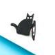Pin's NEUF En Métal Pins - Chat Noir Avec Un Couteau Killer Cat (Réf 5) - Animali