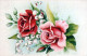 FLOWERS Vintage Ansichtskarte Postkarte CPA #PKE644.DE - Flowers