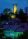 Ansichtskarte Bad Lobenstein Stadtpartie - Illuminierter Turm 1999 - Lobenstein