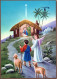 Jungfrau Maria Madonna Jesuskind Weihnachten Religion Vintage Ansichtskarte Postkarte CPSM #PBB734.DE - Vierge Marie & Madones