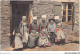 AFFP1-29-0036 - Costumes - Moeurs Et Costumes Bretons - Femmes Et Enfants De Plougastel  - Plougastel-Daoulas