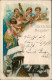 Motiv: Engel Angel Mit Instrumenten Neujahr Sylvester New Year 1904 - Autres & Non Classés