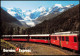 Ansichtskarte .Graubünden Der Bernina-Express" Der Rhätischen Bahn 1999 - Autres & Non Classés