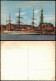 Hamburg Hafen Mit Segelschulschiff Amerigo Vespucci An Der Überseebrücke 1970 - Other & Unclassified