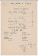 Briefkaart G. 27 Particulier Bedrukt Amsterdam - Frankrijk 1887 - Postal Stationery