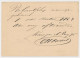 Trein Haltestempel Kampen 1875 - Lettres & Documents
