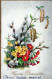 FLORES Vintage Tarjeta Postal CPA #PKE266.ES - Flowers