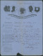 émission 1869 - N°30 Sur LAC Obl Double Cercle "Schaerbeek (bruxelles)" > Mooerbeke / Cachet Privé (usine Vandenbrande) - 1869-1883 Léopold II