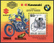 Guinea Bissau 627-633, 634 Sheet. Mi 834-840, 841 Bl.263. Motorcycles-100, 1985. - Guinea-Bissau
