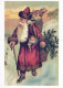 SANTA CLAUS CHRISTMAS Holidays Vintage Postcard CPSM #PAK867.GB - Santa Claus