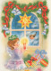 ANGEL CHRISTMAS Holidays Vintage Postcard CPSM #PAJ296.GB - Angels