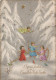 ANGEL CHRISTMAS Holidays Vintage Postcard CPSM #PAH219.GB - Engelen