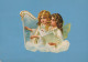 ANGEL CHRISTMAS Holidays Vintage Postcard CPSM #PAH282.GB - Engelen