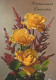 FLEURS Vintage Carte Postale CPSM #PBZ348.FR - Flowers