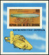 Ivory Coast 440-444, C63 Imperf, Deluxe, MNH. Mi 517B-521B,Bl.8B. Zeppelin,1977. - Ivory Coast (1960-...)