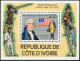 Ivory Coast 421-426,MNH.Michel 497-501,Bl.6. USA-200,1976.Heroes,Ships,Flags, - Ivory Coast (1960-...)
