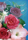 FLOWERS Vintage Postcard CPSM #PBZ830.GB - Fleurs