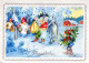 Happy New Year Christmas GNOME Vintage Postcard CPSM #PBM008.GB - Nouvel An