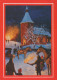Happy New Year Christmas Vintage Postcard CPSM #PAW893.GB - New Year