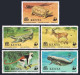 Kenya 89-93a,MNH.Michel 87-91,Bl.10. WWF 1977.Tortoise,Crocodile,Monkey,Dugong, - Kenia (1963-...)