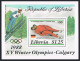 Liberia 1049-1053, 1054, MNH. Michel 1355-1359, Bl.112. Olympics Calgary-1988. - Liberia