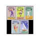 Liberia 1091-96,MNH.Mi 1424-28,Bl 119. Olympics Seoul-88:Baseball,Tennis,Fencing - Liberia