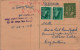 India Postal Stationery Goddess 9p  - Cartes Postales