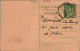 India Postal Stationery Goddess 9p To Jaipur - Cartes Postales