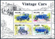 Malawi 562-565,565a Sheet,MNH.Michel 545-548,Bl.69. Classic Cars 1990. - Malawi (1964-...)