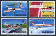 Mauritius 440-443,443a,MNH.Mi 432-435,Bl.6. Air Mauritius Inaugural Flight,1977. - Mauritius (1968-...)