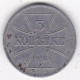 Monnaie Militaire . 5 Kopeks 1916  , En Fer , KM# 23 - Andere & Zonder Classificatie