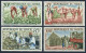 Niger C31-C34,C34a,MNH.Michel 53-56,Bl.1. Peanut Industry,1963.Caravan:Camels. - Niger (1960-...)