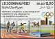 Somalia 535-537,537a, MNH. Mi 353-355, Bl.15. Olympics Los Angeles-1984. Discus, - Somalie (1960-...)