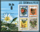 Somalia 463-466,466a Sheet,MNH.Michel 270-273,Bl.7. Flowers 1978.Hibiscus,Cassia - Somalia (1960-...)