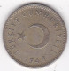 Turquie 1 Lira 1947, En Argent. KM# 883 - Turquie