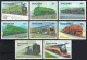 Tanzania 478-485,486-487,MNH.Michel 573-580,Bl.94-95. Steam Locomotives,1989. - Tansania (1964-...)
