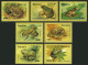 Tanzania 1453-1459,1460,MNH. Frogs 1996.Rana Goliath. - Tanzanie (1964-...)