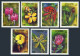 Tanzania 1303-1309,1310,MNH.Michel 1880-1886,Bl.263. Tropical Flowers 1995. - Tanzanie (1964-...)