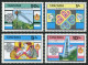 Tanzania 229-232,232a,MNH.Mi 229-232,Bl.34. World Communication Year.WCY-1983. - Tanzania (1964-...)