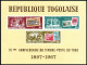 Togo 617-622,C82-C83,C82a Sheet,MNH.Mi 614-621,Bl.31. Togolese Stamps,70,1967. - Togo (1960-...)