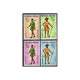 Togo 873-874,C222-C223a Perf,imperf,MNH. UPU-100,1974.Mailman,different Uniform. - Togo (1960-...)