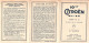 Automobile - CITROËN 10Cv B14 Et B14 - Document Livret En 3 Feuillets Des Tarifs En 1926 - Toerisme