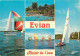 74 - Evian Les Bains - Multivues - Voiles - Piscine - CPM - Voir Scans Recto-Verso - Evian-les-Bains