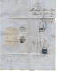 TB 4816 - 1857 - LAC - Lettre De M. MILHAUD - MOSSE Fils à NIMES Pour M. MONTESSUY & CHOMER, Négociants à LYON - 1849-1876: Classic Period