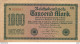 1000 Mark - Allemagne  -   Reichsbanknote - 1923  - N 052961 - Sin Clasificación