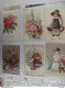 En Lot I20 CARTES POSTALES ANCIENNES - FANTAISIES -FLEURS - FEMMES - ENFANTS -SERIES De 1900 A 1930 - Popular Art