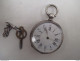 Delcampe - Montre De Gousset A Clef En Argent - Fonctionnement  parfait  - Diamètre 45 Mm ( Delorme  A Chateauroux ) - Horloge: Zakhorloge
